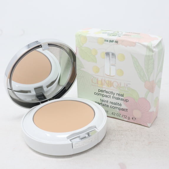Clinique Perfectly Real Compact Makeup Powder 114 (MF-N) 0.42oz/12g New With Box