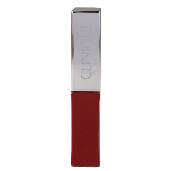 Clinique Pop Lacquer Lip Colour + Primer - 02 Lava Pop, Travel Size 0.14oz/3.5ml
