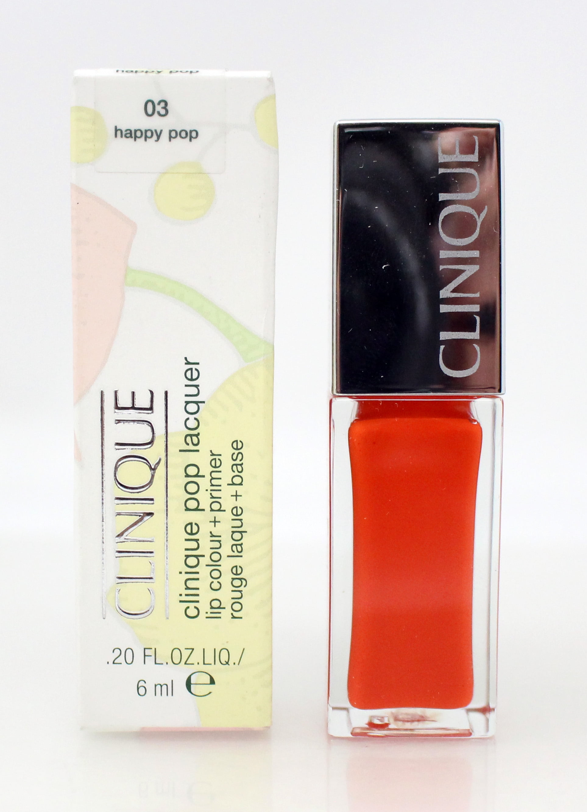 Clinique Pop Lacquer Lip Colour + Primer 03 Happy Pop .20 Ounce