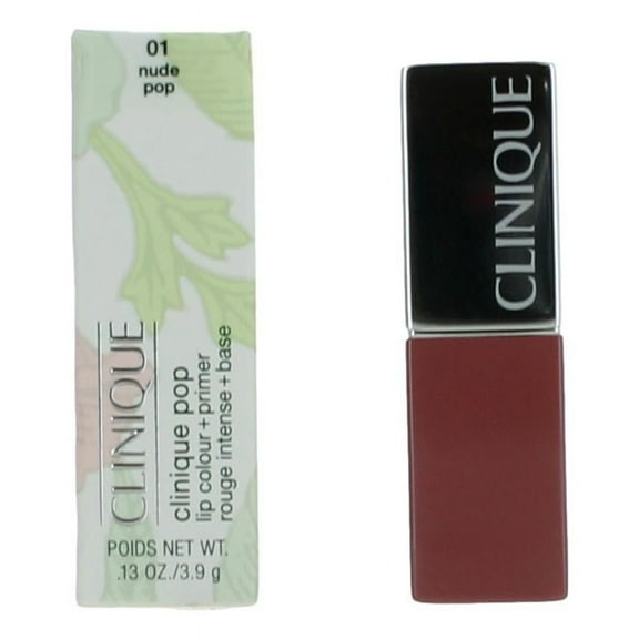 Clinique Pop by Clinique, 0.13 oz Lip Colour + Primer - 01 Nude Pop