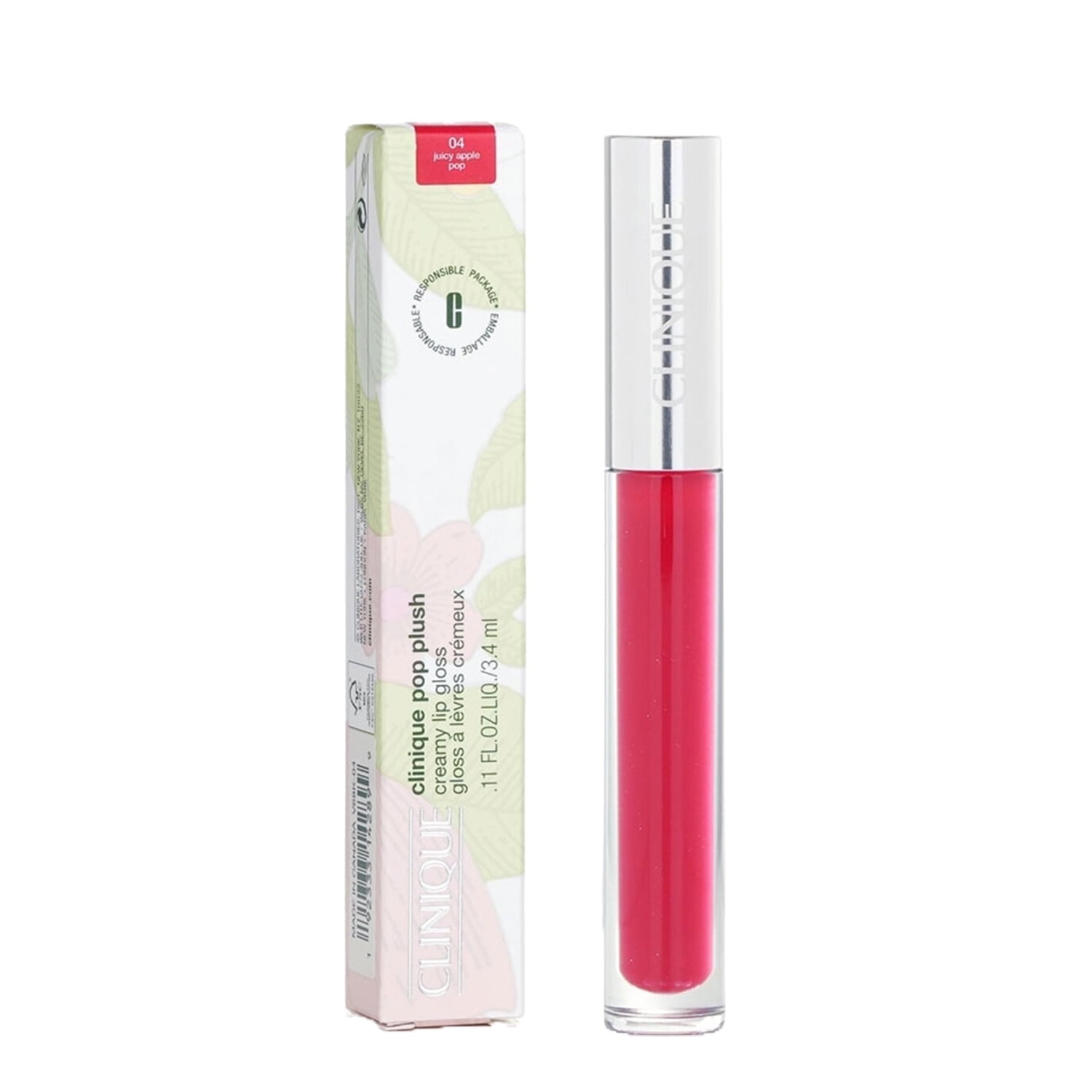 ★papicoページ★シャイン&ルージュ Clinique Moisturizing Pop Lip Gloss, Vibrant Colour No.04 Juicy