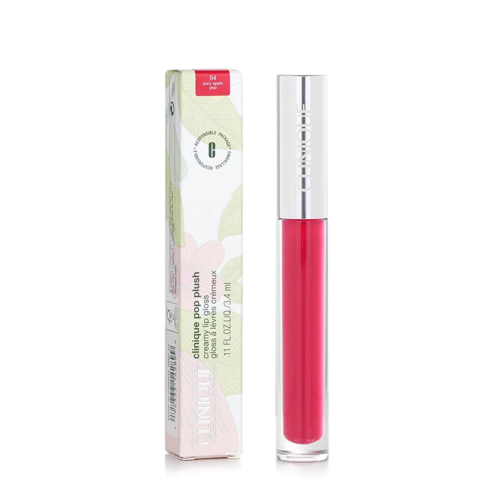 Clinique Pop Lip Gloss Juicy Apple Pop Plush Creamy Lip Gloss No.04 , 0