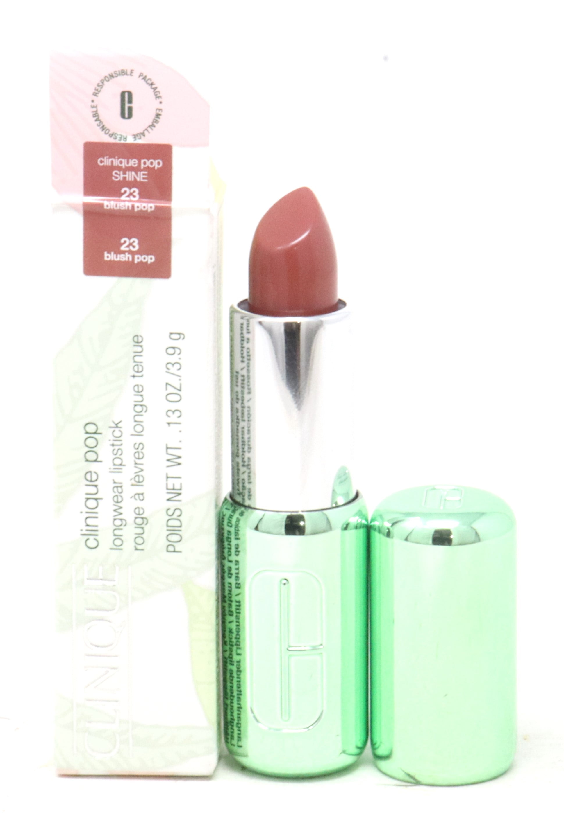 Clinique Pop Longwear Lipstick Shine - # 23 Blush Pop 3.9g/0.13oz