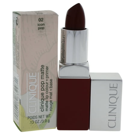 Clinique Pop Matte Lip Colour + Primer - # 02 Icon Pop by Clinique for Women - 0.13 oz Lip Stick