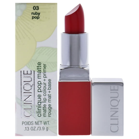 Clinique Pop Matte Lip Colour + Primer - # 03 Ruby Pop