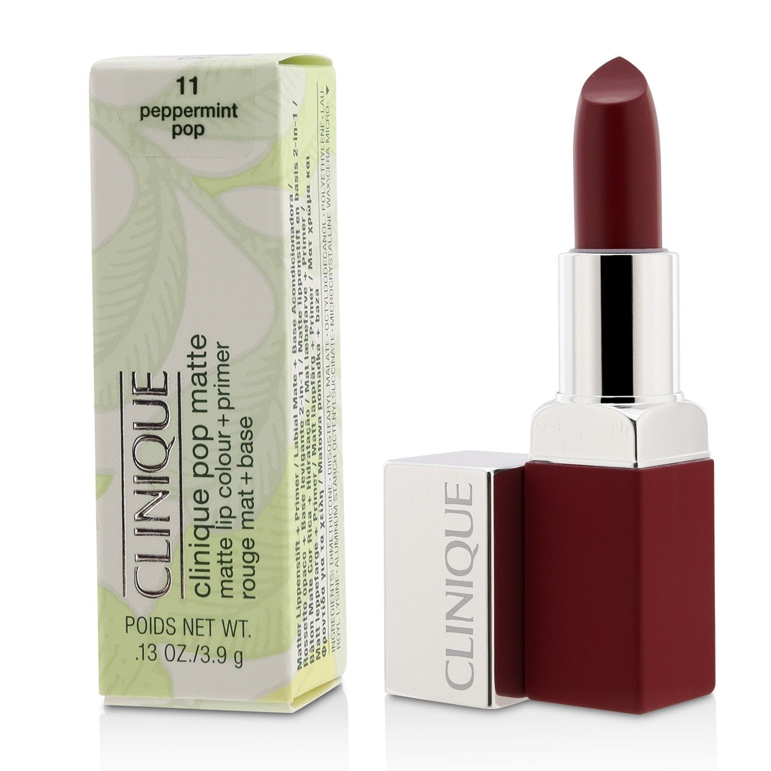 コリアグランドセール 2025 Clinique Pop Pop Peppermint - Primer + Colour Lip Matte 口紅・グロス・リップライナー