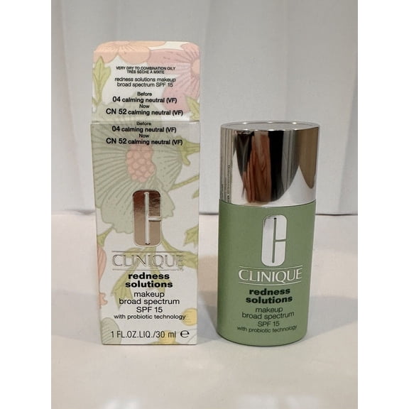 Clinique Redness Solutions Makeup SPF15 - 04 Calming Neutral CN52 1 oz/30 ml