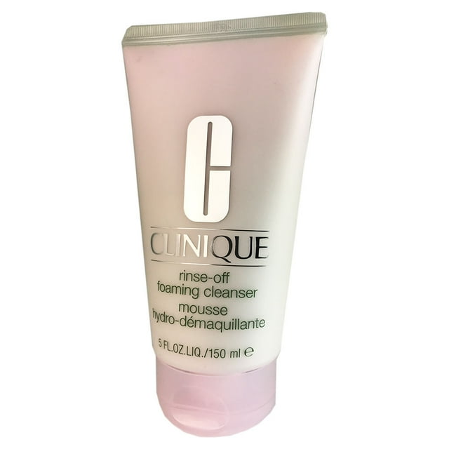 Clinique Rinseoff Foaming CleanserMousse, Face Wash for All Skin