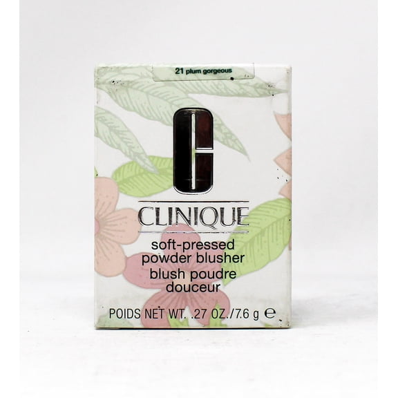 Clinique Soft-Pressed Powder Blusher 21 Plum Gorgeous 0.27 Ounce