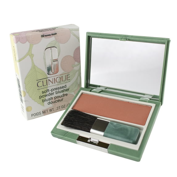 Clinique Soft-Pressed Powder Blusher Face Blush - 02 Honey Blush, 0.27oz/7.6g