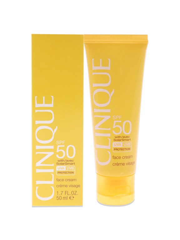 Face Cream SPF 50 with SolarSmart by Clinique for Unisex - 1.7 oz Sunscreen