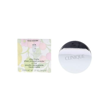 Clinique Stay-Matte Sheer Pressed Powder 02-Stay Neutral(MF) For Women 7.6 g / 0.27 oz