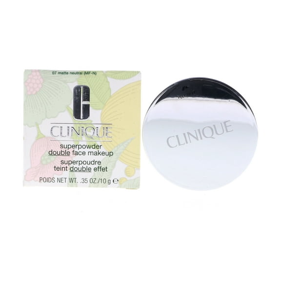 Clinique SuperPowder Double Face Makeup Powder Compact .35 oz , Matte Neutral