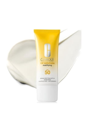 UV Solutions Sunscreen Broad Spectrum SPF 50 With Antioxidants | In Mattifying & Hydrating Formulas | No White Cast | Safe For Sensitive Skin, 1.3 Fl Oz