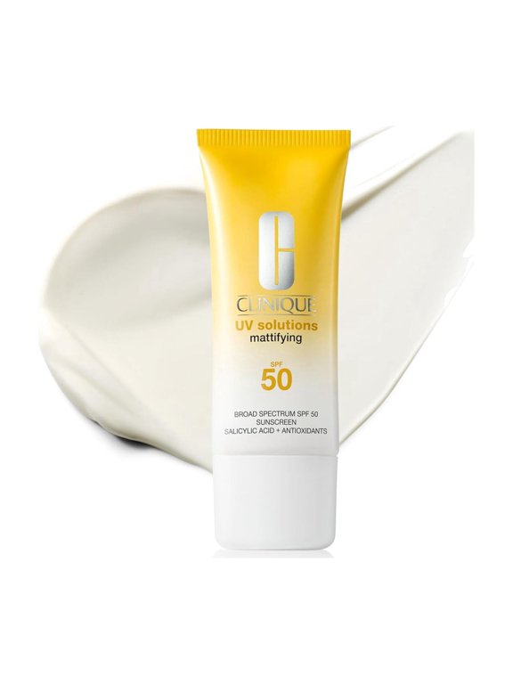 UV Solutions Sunscreen Broad Spectrum SPF 50 With Antioxidants | In Mattifying & Hydrating Formulas | No White Cast | Safe For Sensitive Skin, 1.3 Fl Oz