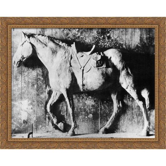 Clinker, G509 36x28 Large Gold Ornate Wood Framed Canvas Art by Thomas Eakins