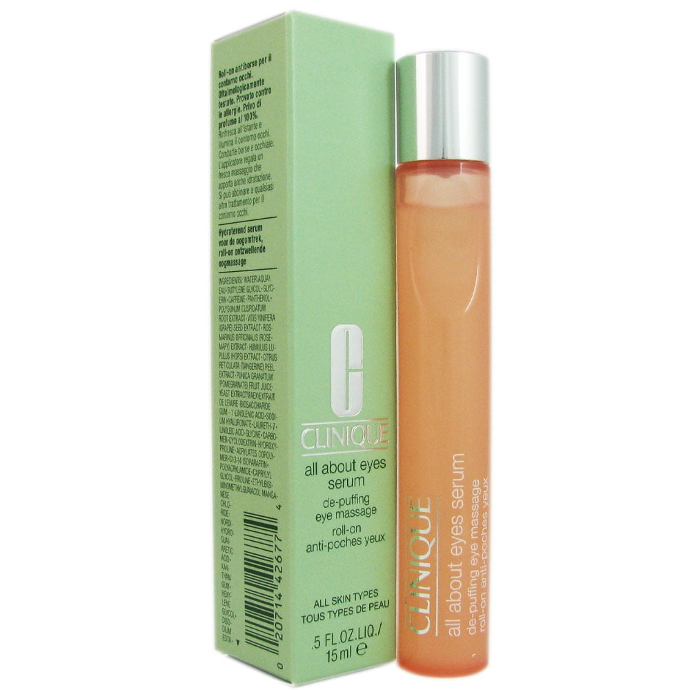 CLINIQUE All About Eyes Serum DePuffing Eye Massage 0.5 oz