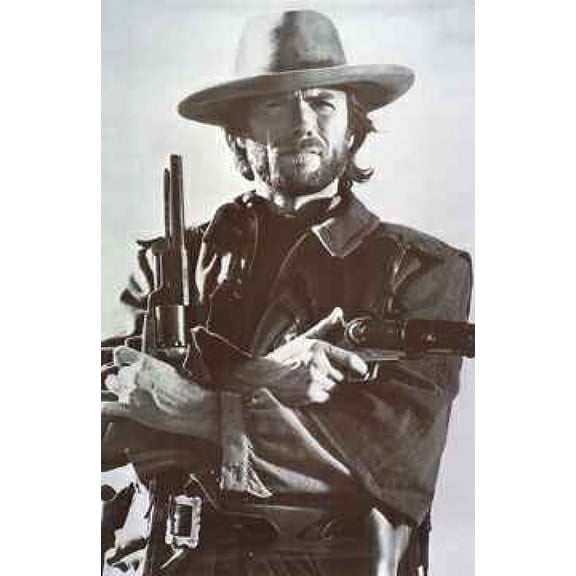 Clint Eastwood - Guns Poster (24 X 36)