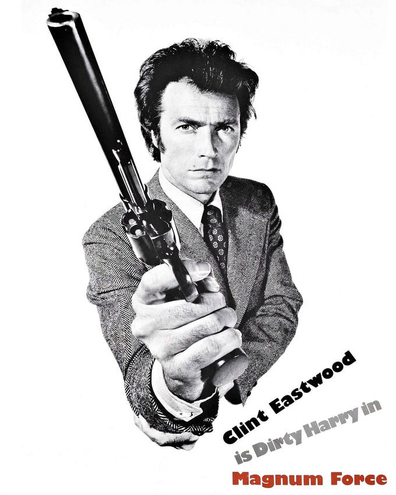 Clint Eastwood In Magnum Force Dirty Harry Holding Gun 24X36