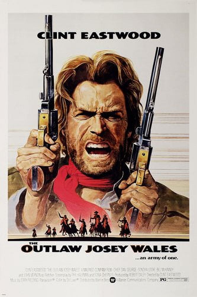 Clint Eastwood The Outlaw Josey Wales Movie 24" x 0.01" Poster, by HSE USA