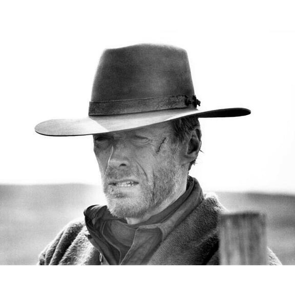 Clint Eastwood looks rough & tough The Unforgiven as William Munny Poster 24x36