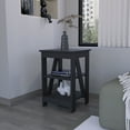 thumbnail image 1 of Clio Auxiliary Table: 2-Shelf Storage Side Table for Living Rooms & Small Spaces, 1 of 8