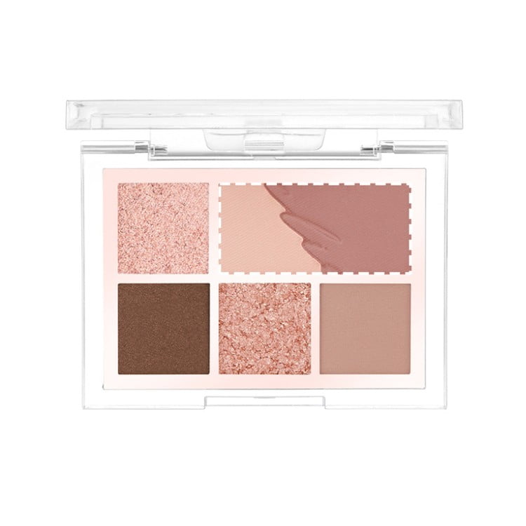 Clio, Pro Eye Palette Mini, 02 Rosy Haze, 1 Mini Palette