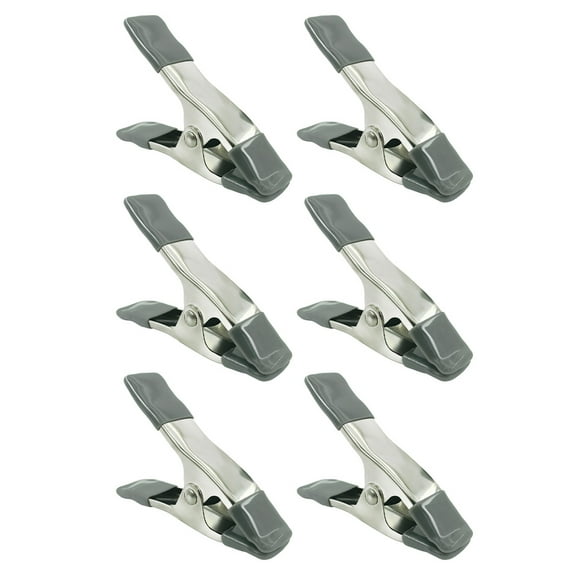 Clip 6 PCS for Canvas Heavy Duty Muslin Spring Clamps Wood Working Clips Backdrops Metal