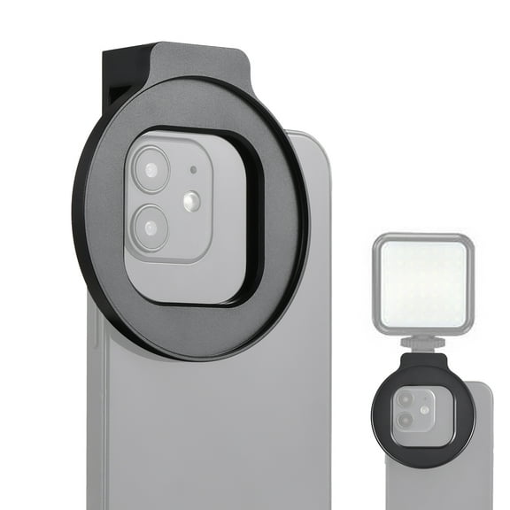 Clip 67mm Phone Filter Mount Threaded Lens Filter Clip Full Metal With Cold Shoe Mount Replacement For  15/14/13/12