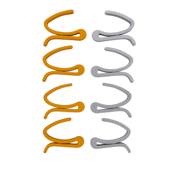 The Roo is an innovative plastic food clip designed to securely reseal soft plastic bags, such as bread and bagels.