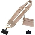 thumbnail image 1 of Clip And Go Strap For Phone With Wallet,Phone Strap With Zippered Pouch,Phone Strap Crossbody, 1 of 9