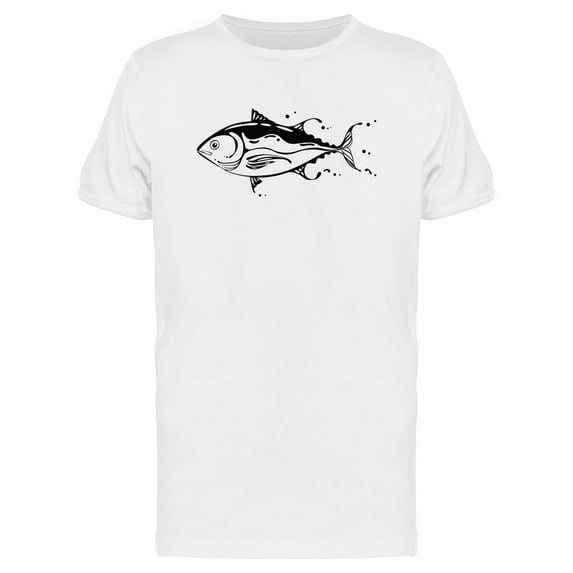 Clip Art Black Tuna Ocean Tee Men's -Image by Shutterstock