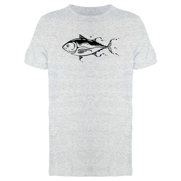 Clip Art Black Tuna Ocean Tee Men's -Image by Shutterstock