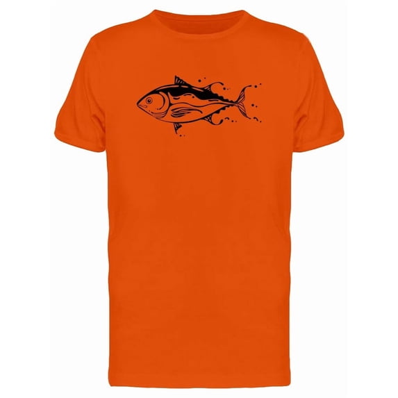 Clip Art Black Tuna Ocean Tee Men's -Image by Shutterstock