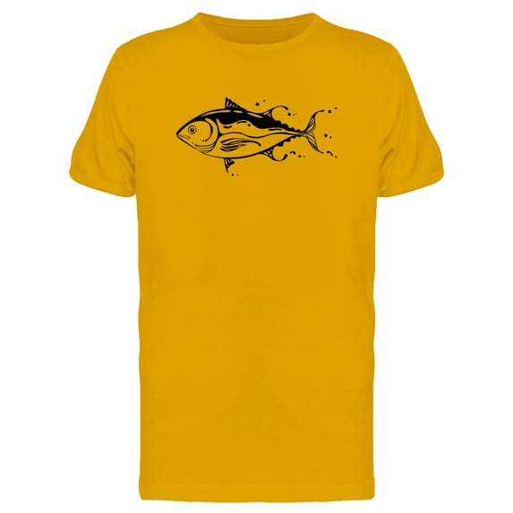 Clip Art Black Tuna Ocean Tee Men's -Image by Shutterstock