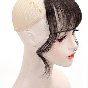 Clip In Bangs Hairpiece for Women - Matte Synthetic Fringe Wiglet, Natural Hairline, Voluminous & Soft, No Shine, Easy to Comb, Cosplay Party Daily Wear