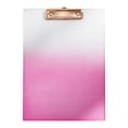 thumbnail image 1 of Clip Board Acrylic Clipboard Clear Clip Board Cute Clipboard Clear Gold Clipboard Letter Size Clip Board with Strong Clip Hanging Hole for Office Drawing Writing Document Classroom Organization, 1 of 8