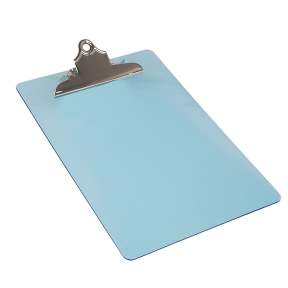 LEORX 1Pc Clipboard Lightweight Plastic Paper Holder for Office