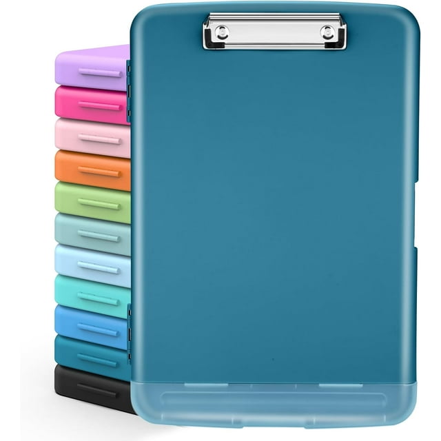 Clip Boards 8.5x11 with Storage, High Capacity Storage Clipboard