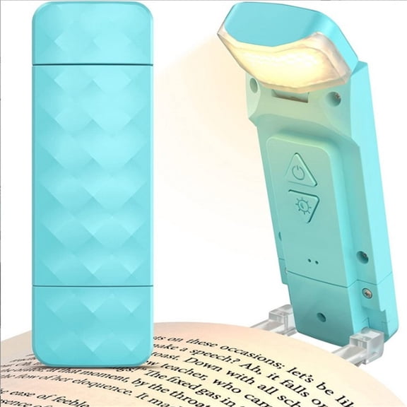 Clip On Book Reading Light, USB Rechargeable Book Light For Reading In Bed, 3 Colors 5 Brightness Eye Caring LED Book Light, Flexible Neck Reading Lamp For Night Reading