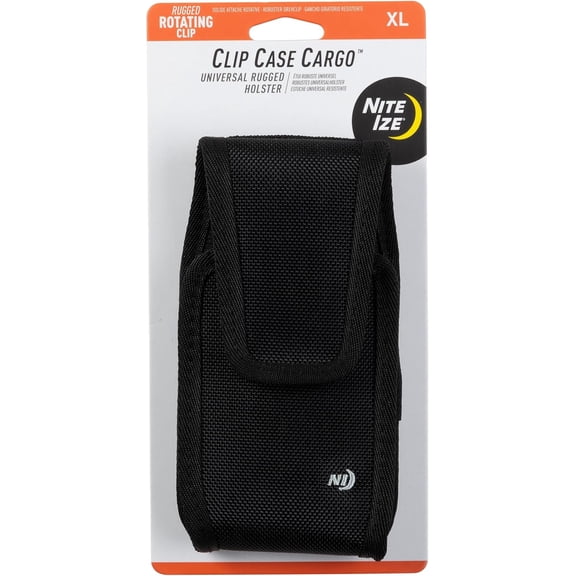 Clip Case Cargo Universal Rugged Holster - Belt Phone for Easy Access Heavy Duty & Protective Multi-Purpose Durable Design Vertical XL