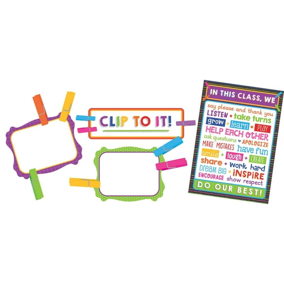 Clip Chart Classroom Management Bulletin Board Set (Other)