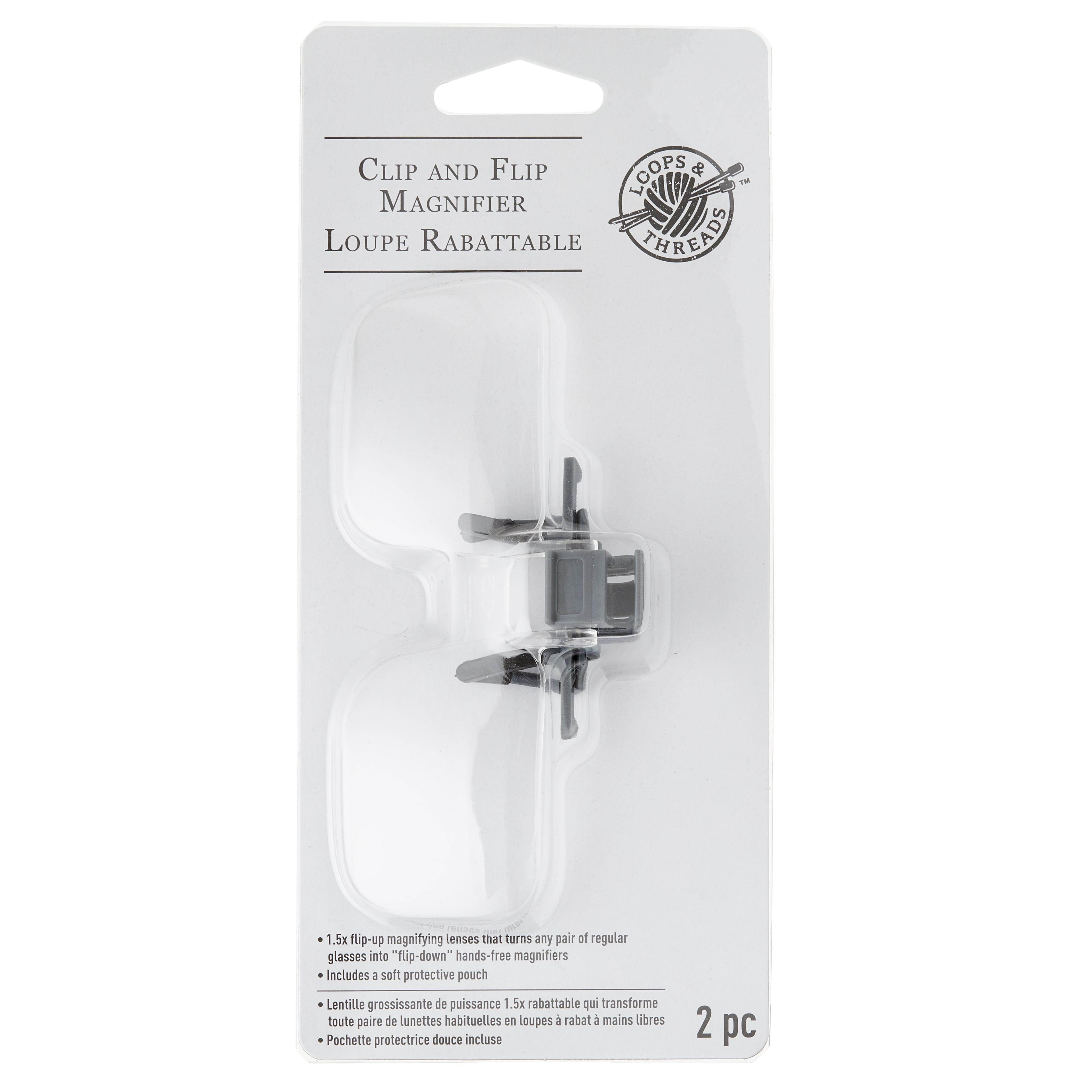 Clip & Flip Magnifier by Loops & Threads