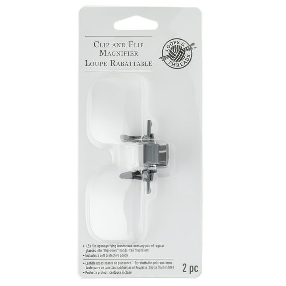 Clip & Flip Magnifier by Loops & Threads
