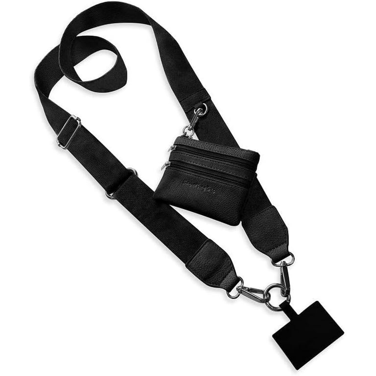 Clip Go Phone Strap Cross Body Phone String with Zipper Wallet Pouch Phone Chain Purse Badge Holder Walmart