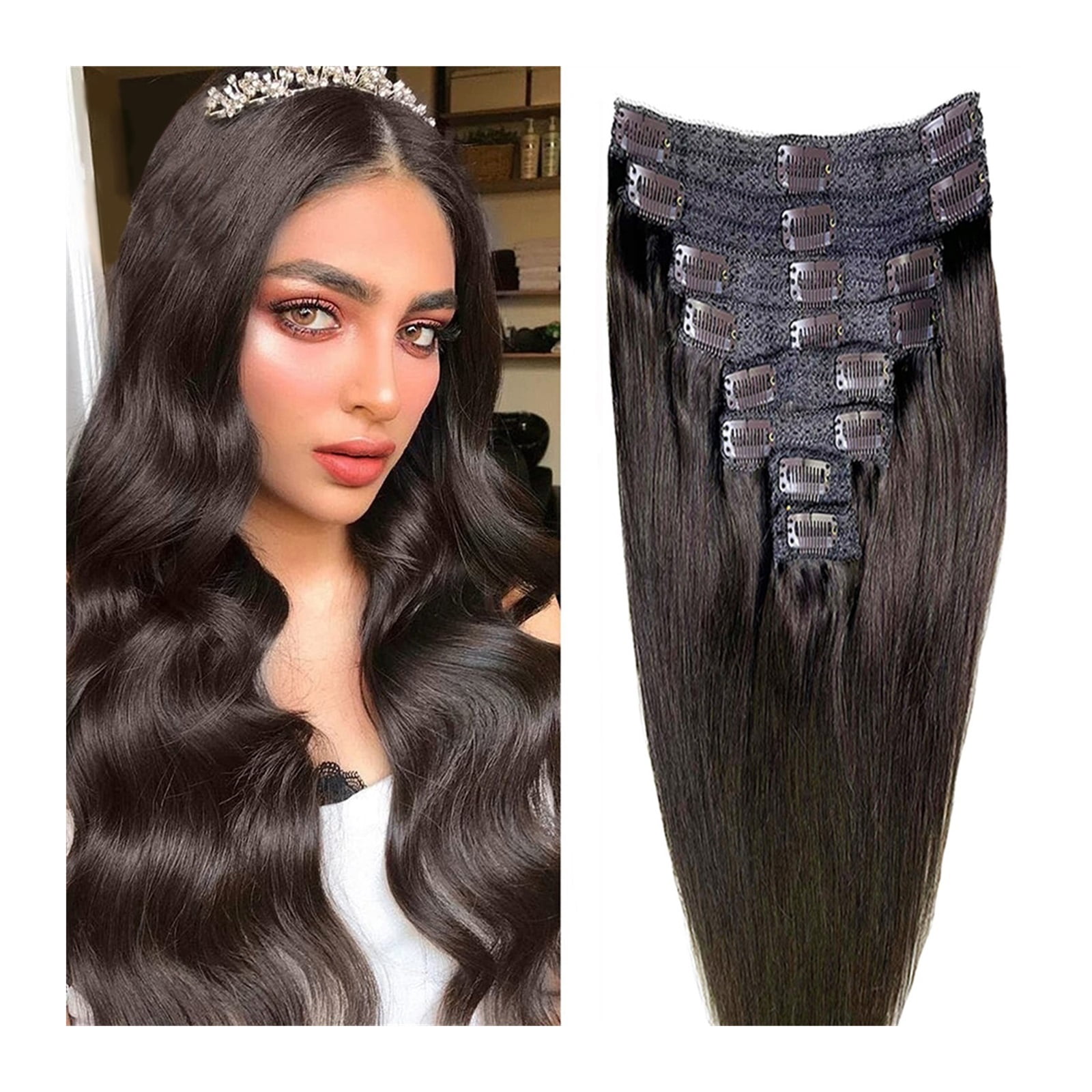 Clip in Hair Extensions Remy Hair Extensions Straight Clip in Human
