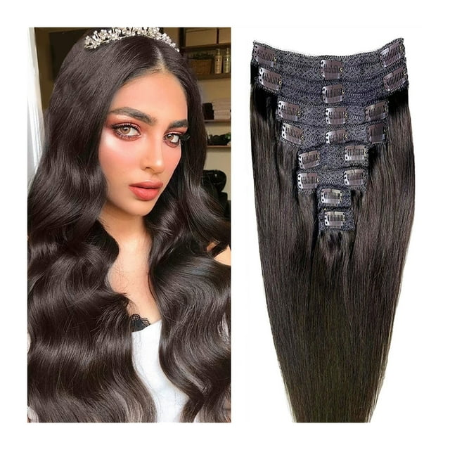 Clip in Hair Extensions Remy Hair Extensions Straight Clip in Human