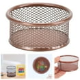 thumbnail image 1 of Clip Holder (Mesh Organizer, Desk Bowl), Rose Gold, Wire Mesh Clip Holder, Stackable, Open Design, For Desk Organization, Metal, Meiiso, 1 of 7