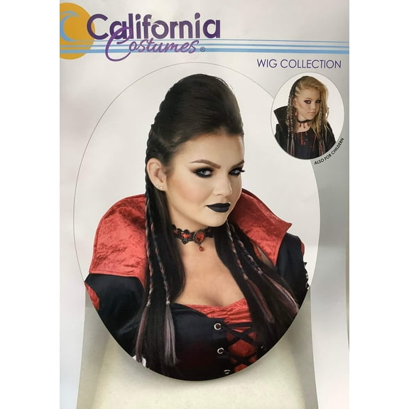 Clip-In Braids (Red/Black)