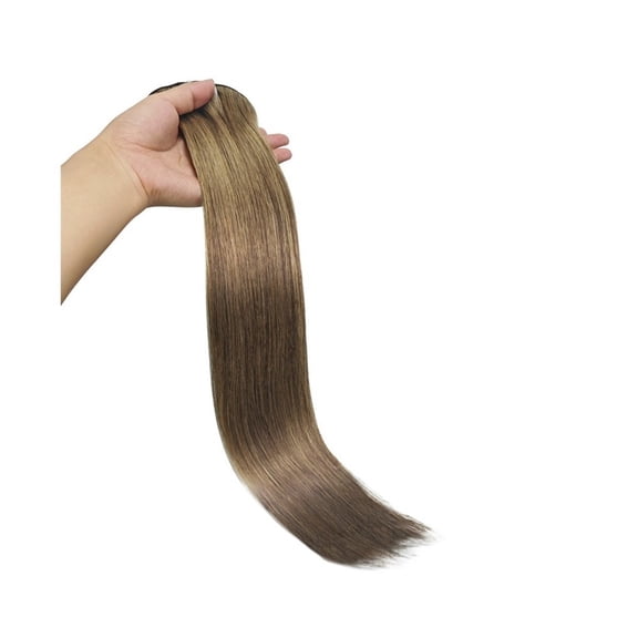 Clip In Hair Extensions Seamless 8Pcs Real Human Hair Natural Hair Double Weft Straight